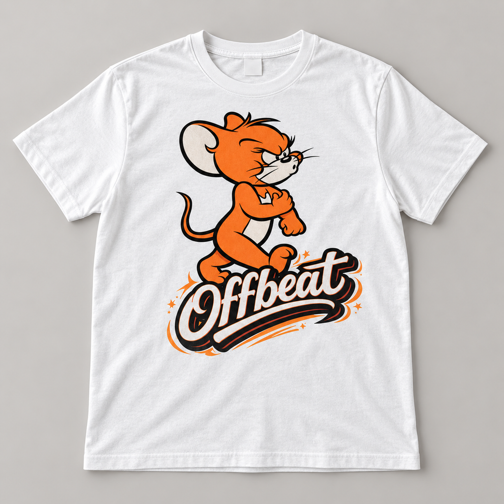 Custom Offbeat character shirt example