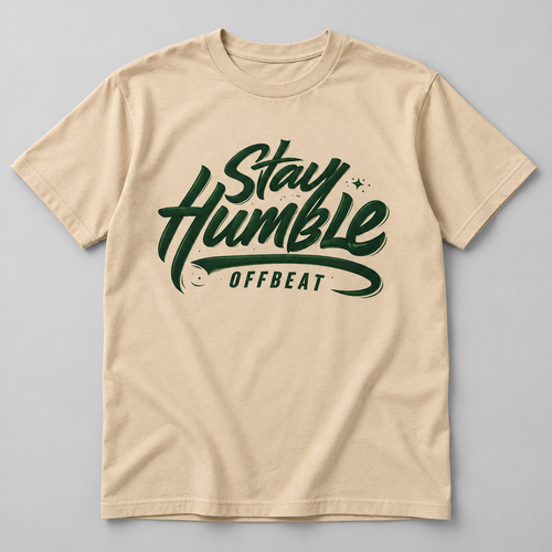 Custom T-shirt example made by Offbeat Custom Brand